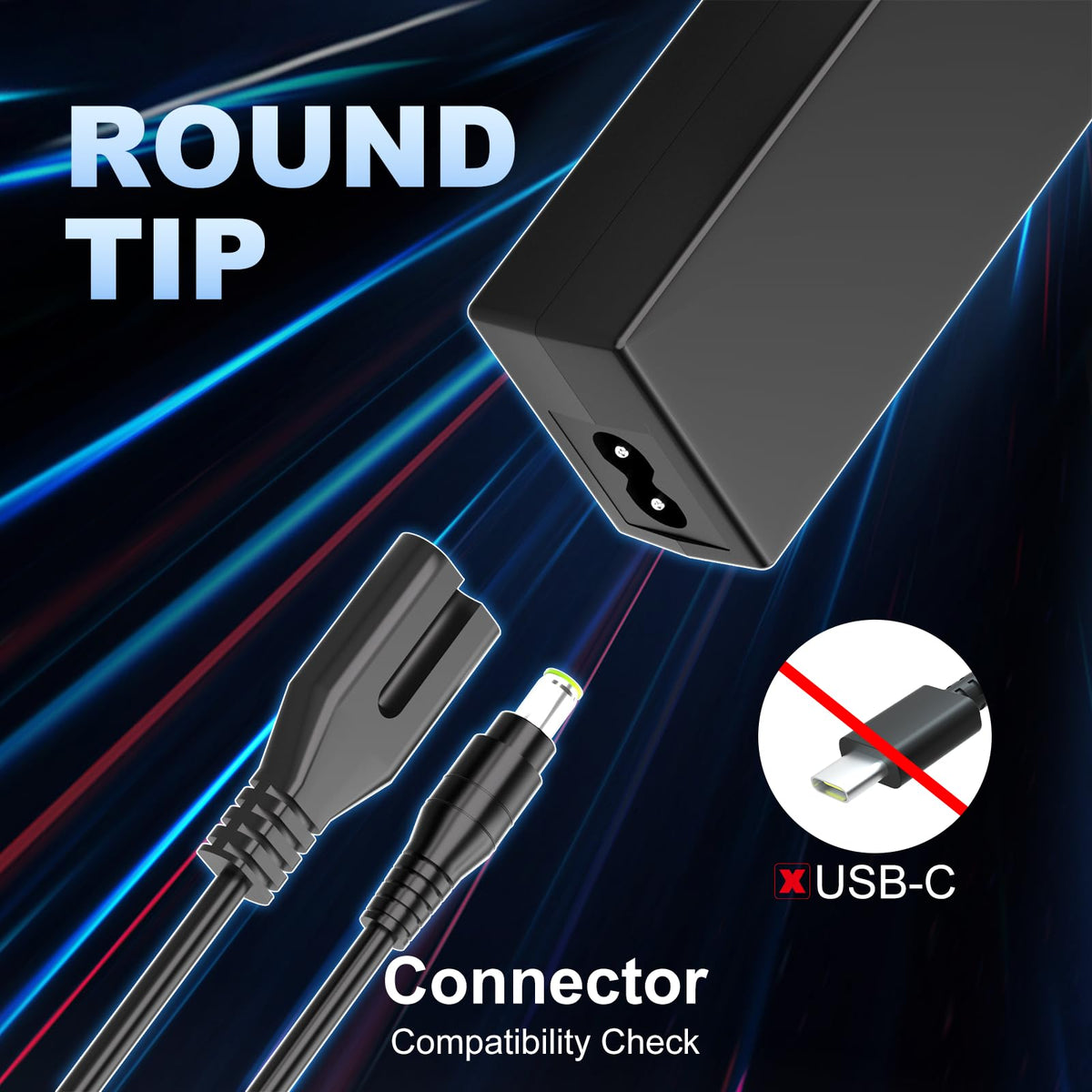 Jeestam 12V power cord offers universal compatibility for arcade cabinets.