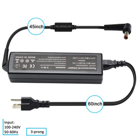 Jeestam 65W charger DC output 20V 3.25A for efficient laptop charging.