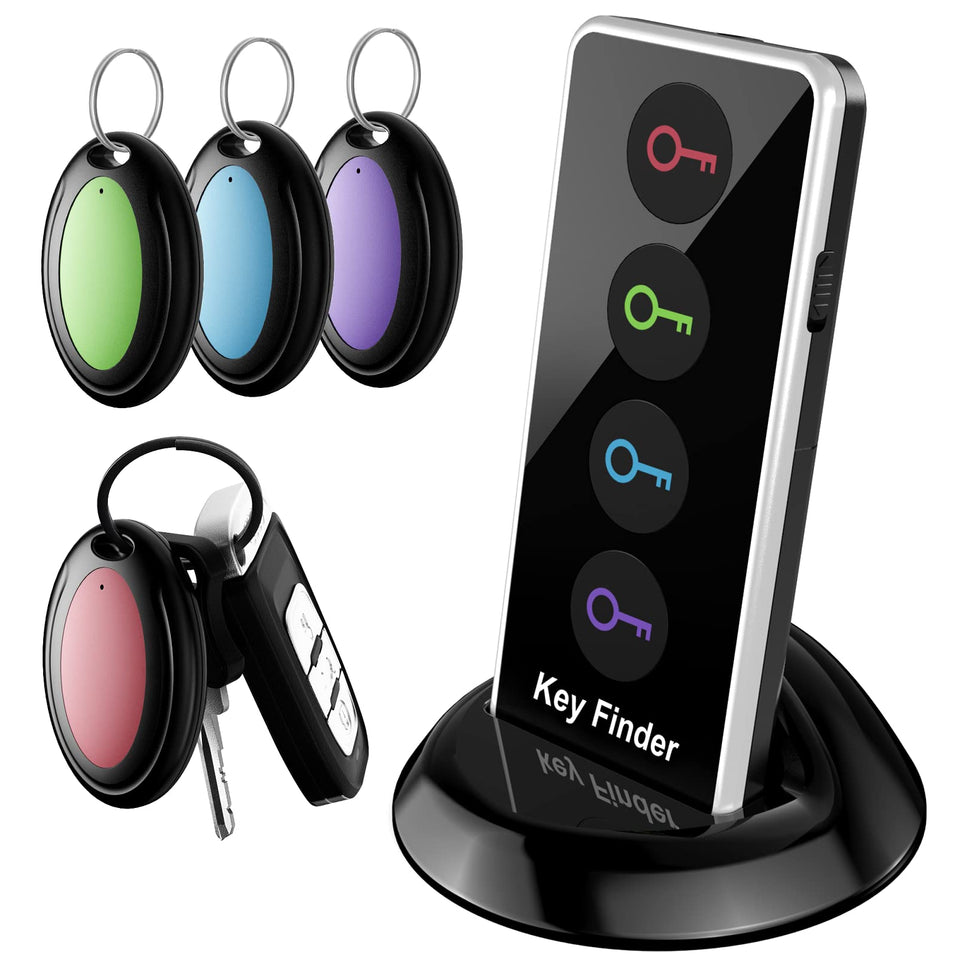 Jegoteer Lost Remote Finder with LED light helps locate keys quickly.