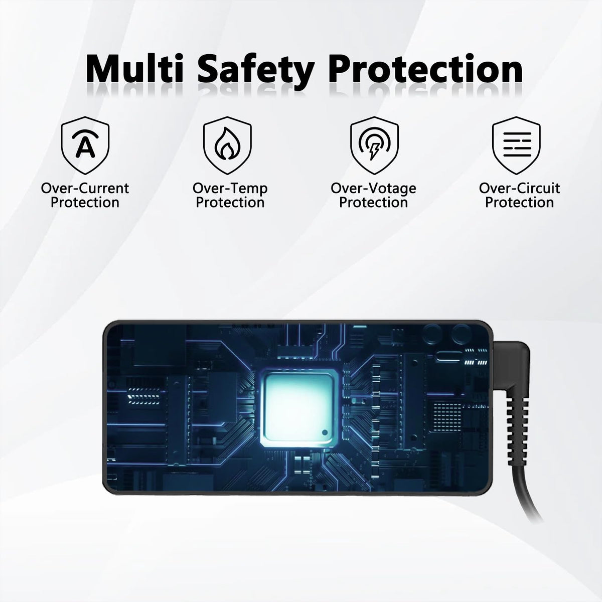 JEIBAO 100W USB-C charger travel compact design for on-the-go power.