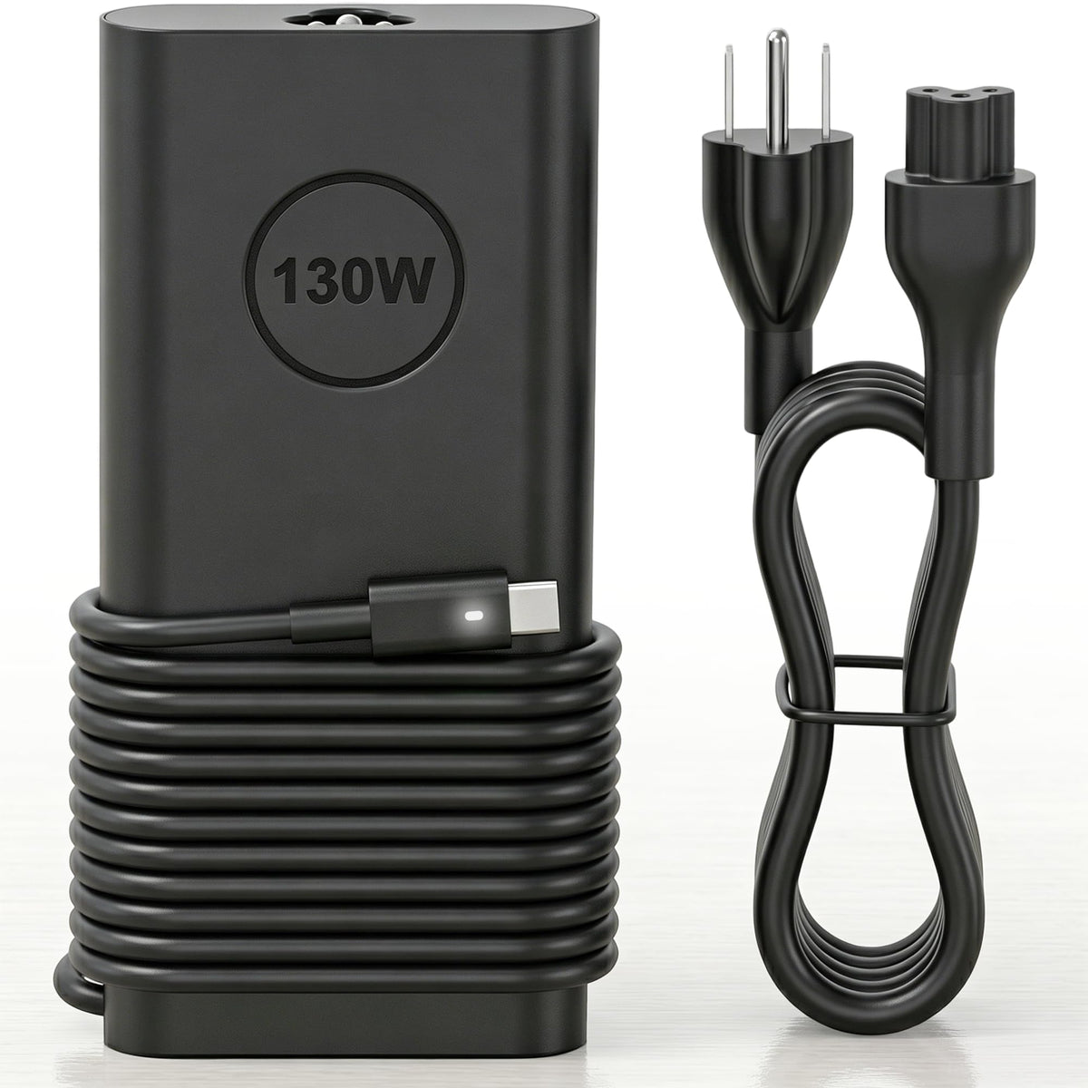 JEIBAO 130W front view showing compact adapter and reliability