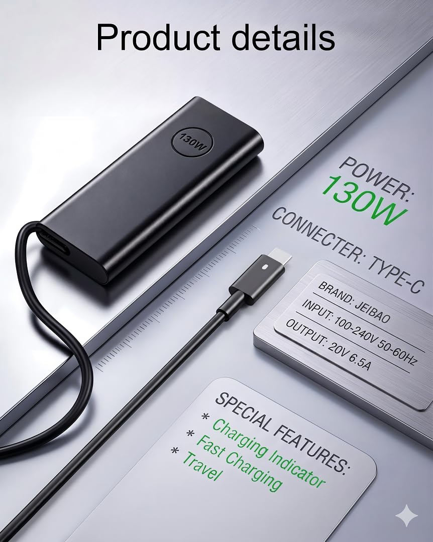 JEIBAO USB-C cable and port demonstrating universal connection