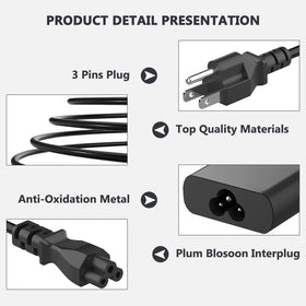 JEIBAO 65W USB-C charger in use with a Dell laptop for reliable charging.