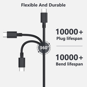 JEIBAO 65W USB-C charger rugged shell, enhanced safety.