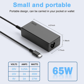 JEIBAO universal laptop charger demonstrates broad compatibility across many laptop brands.