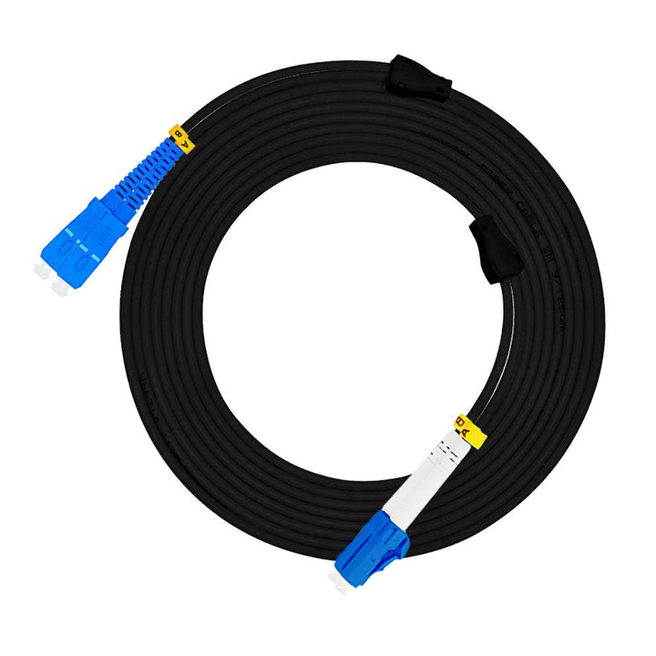 Jeirdus showing LC and SC connectors front view for quick plug-in reliability
