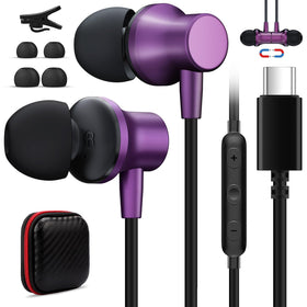 Jelanry USB-C earphones with crisp mids and deep bass for immersive audio