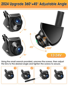 Jelkuz 170-degree wide-angle view captures more surroundings for safer lane changes.