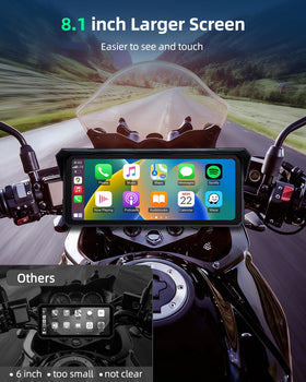 Jelkuz waterproof IPX7 screen withstands rain and sun during rides.