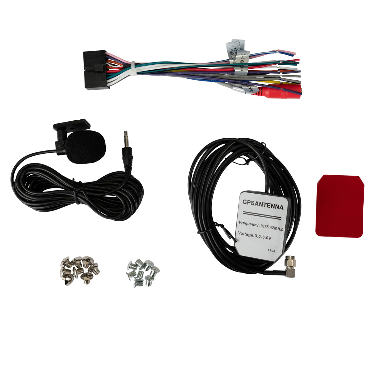 Jensen CAR723W dual USB ports providing fast charging and media playback.