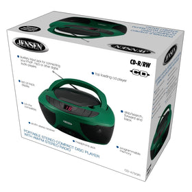 Jensen folded carrying handle demonstration for comfortable transport and outdoor use