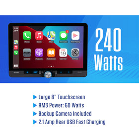 Single DIN and Double DIN fit for universal, clean installation
