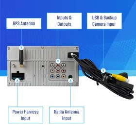 Jensen J3CA7W-BUC USB playback and charging on the go