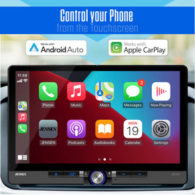 Jensen J5CA12 illuminated ring adds stylish, easy-to-find controls while driving
