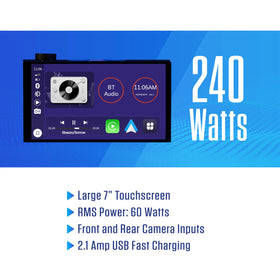 Jensen J5UP7 high-res touchscreen delivers crisp maps and media previews