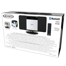 Jensen JBS-300 compact black-silver design blends with any decor