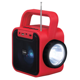 Jensen JEP-175 front view, portable Bluetooth speaker for on-the-go listening