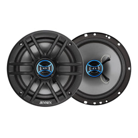 Jensen JS62 front view shows compact 6.5-inch drivers for stronger car audio.
