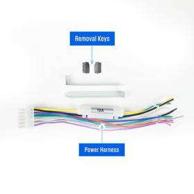 Jensen product label and warranty card showing extended coverage benefit