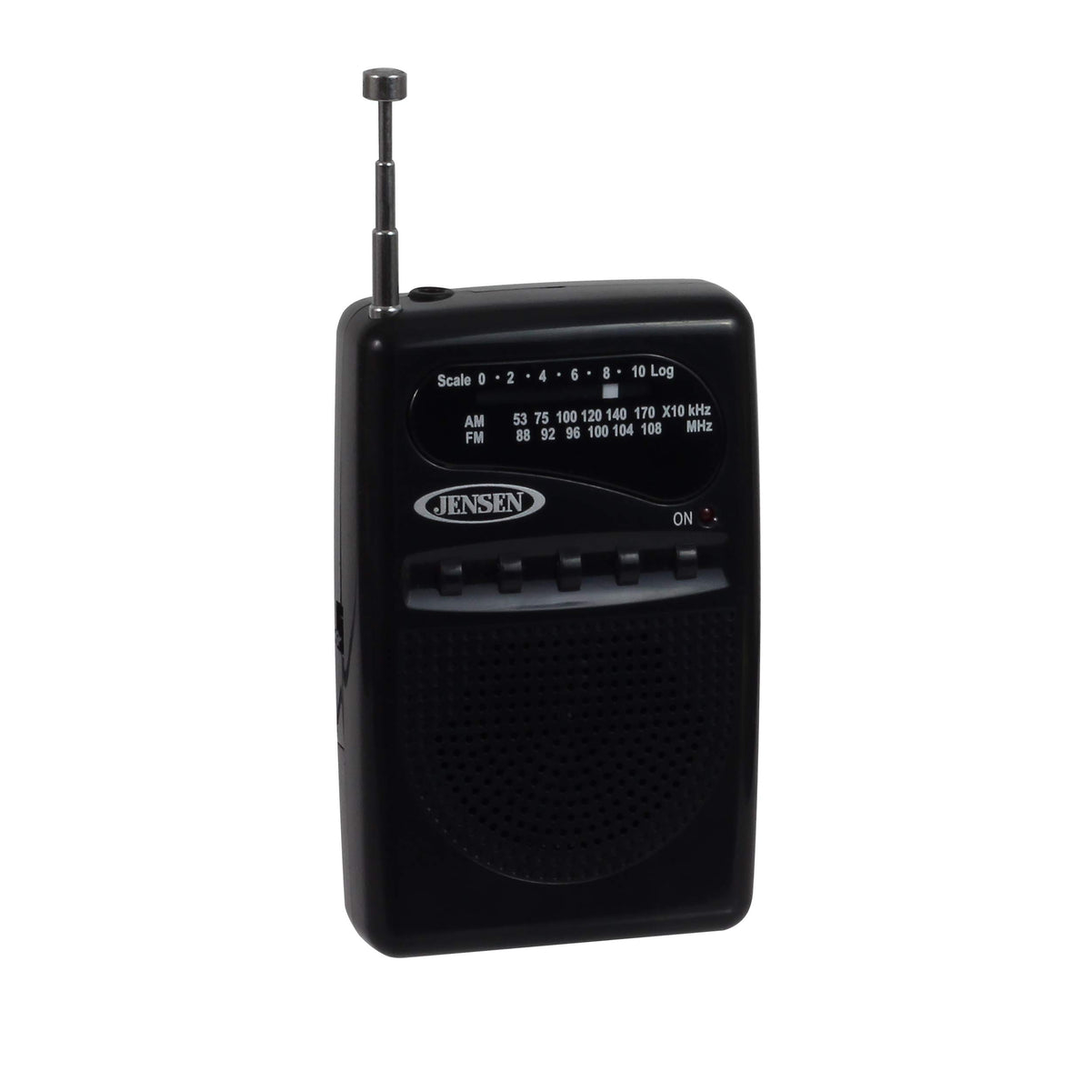 Jensen MR-80 front view showing speaker and tuning for clear listening