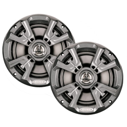 Jensen MSX60RVR marine speakers 6.5-inch coaxial for clear outdoor sound.