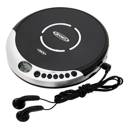 Jensen PRSNL CD PLYR Bass Boost front view for on-the-go listening