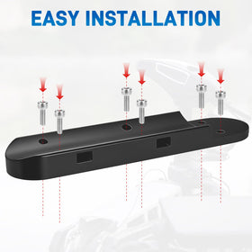 Jerbor tool-free installation shows quick setup on your trolling motor.