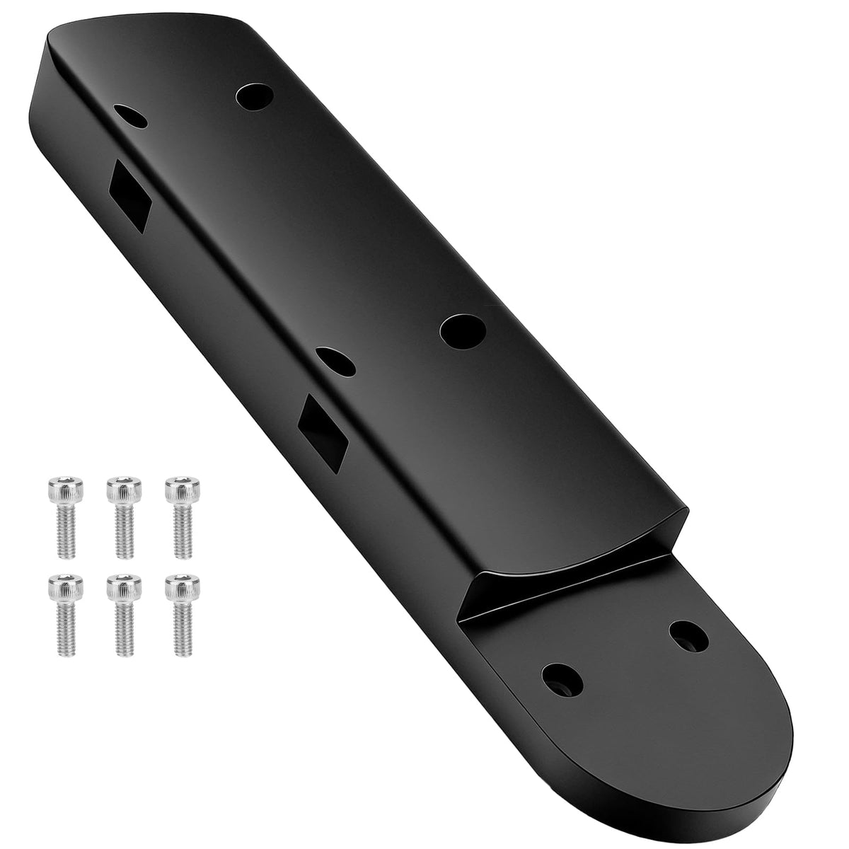 Jerbor upgraded ABS transducer mount close-up showing rugged marine construction for durability.