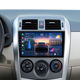 Jerqry 8Core Android radio with 9-inch display for Toyota Corolla.