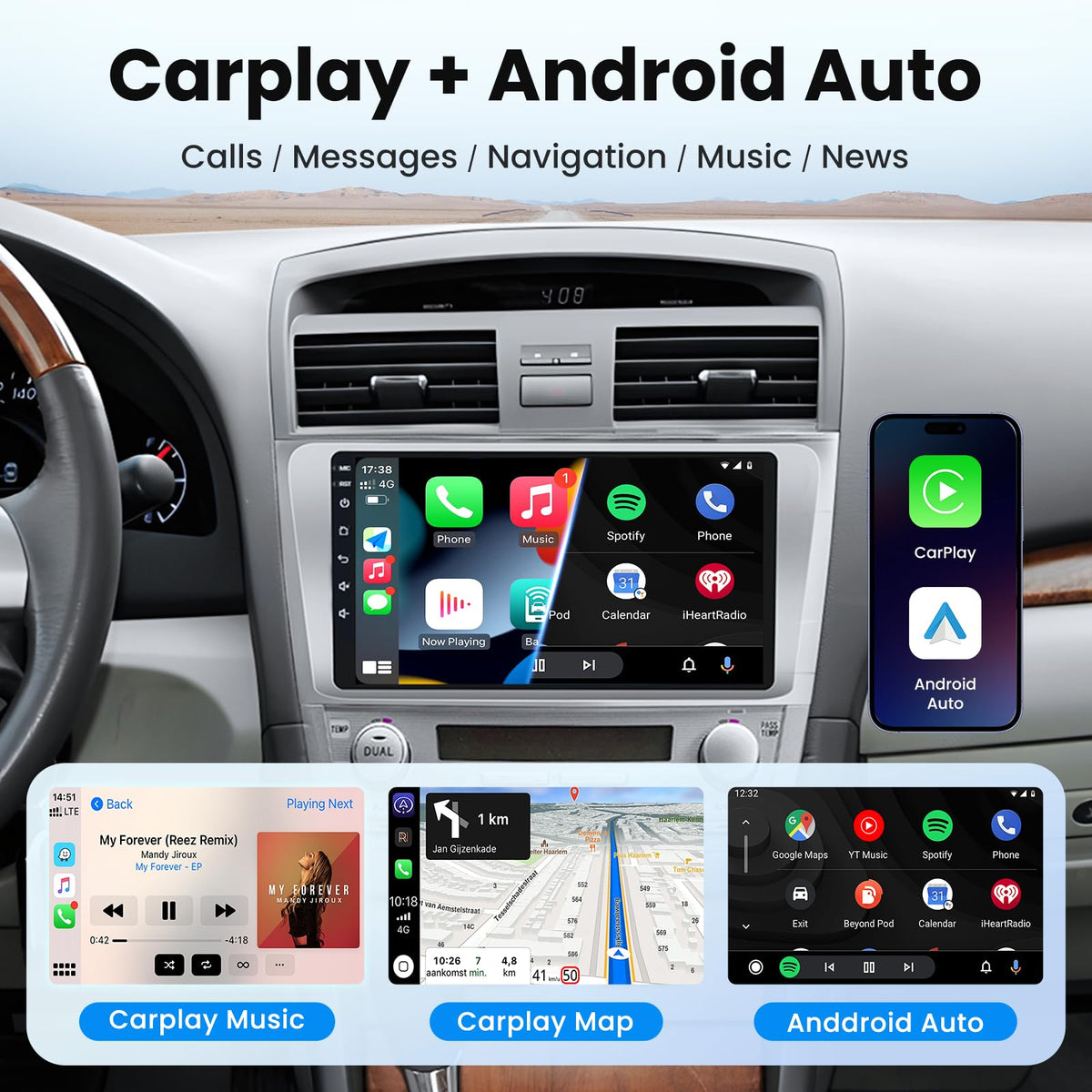 Jerqry Android 13 system supports multitasking on the road