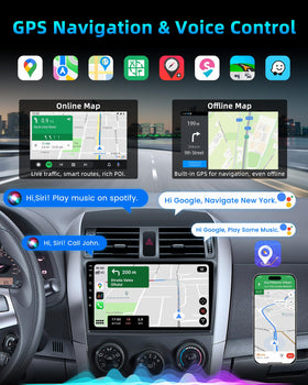 Jerqry wireless CarPlay and Android Auto for easy connectivity.