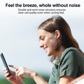 Jesebang wireless earbuds feature 14.2mm drivers delivering rich sound.