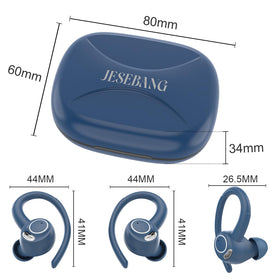 Jesebang accessories laid out with three eartip sizes, customizable comfort benefit