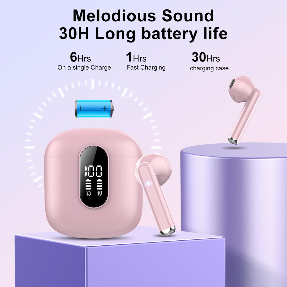 Jesebang earbuds IPX7 waterproof protection for sweat and rain