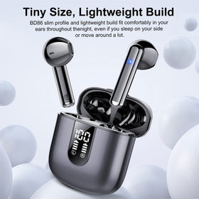 Jesebang earbuds weigh 3.4g for comfortable all-day wear.
