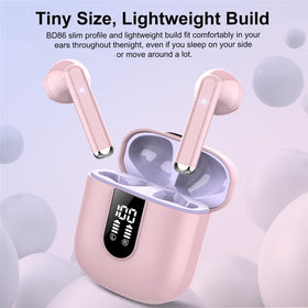 Jesebang earbuds pink color complete set for stylish listening