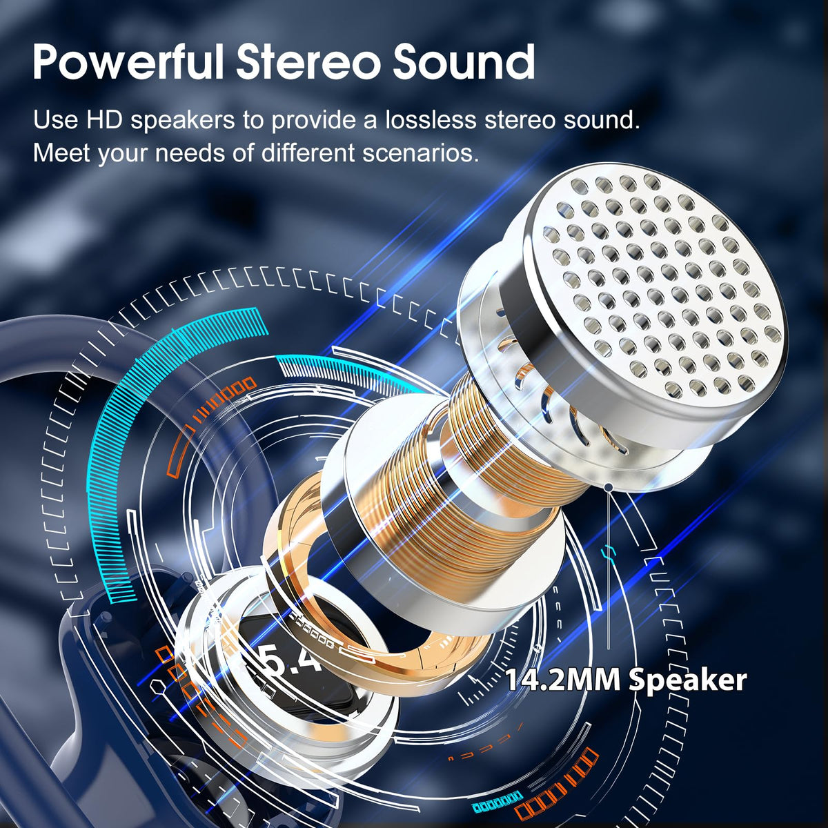 Jesebang S75 14.2mm driver delivers deep bass and bright highs