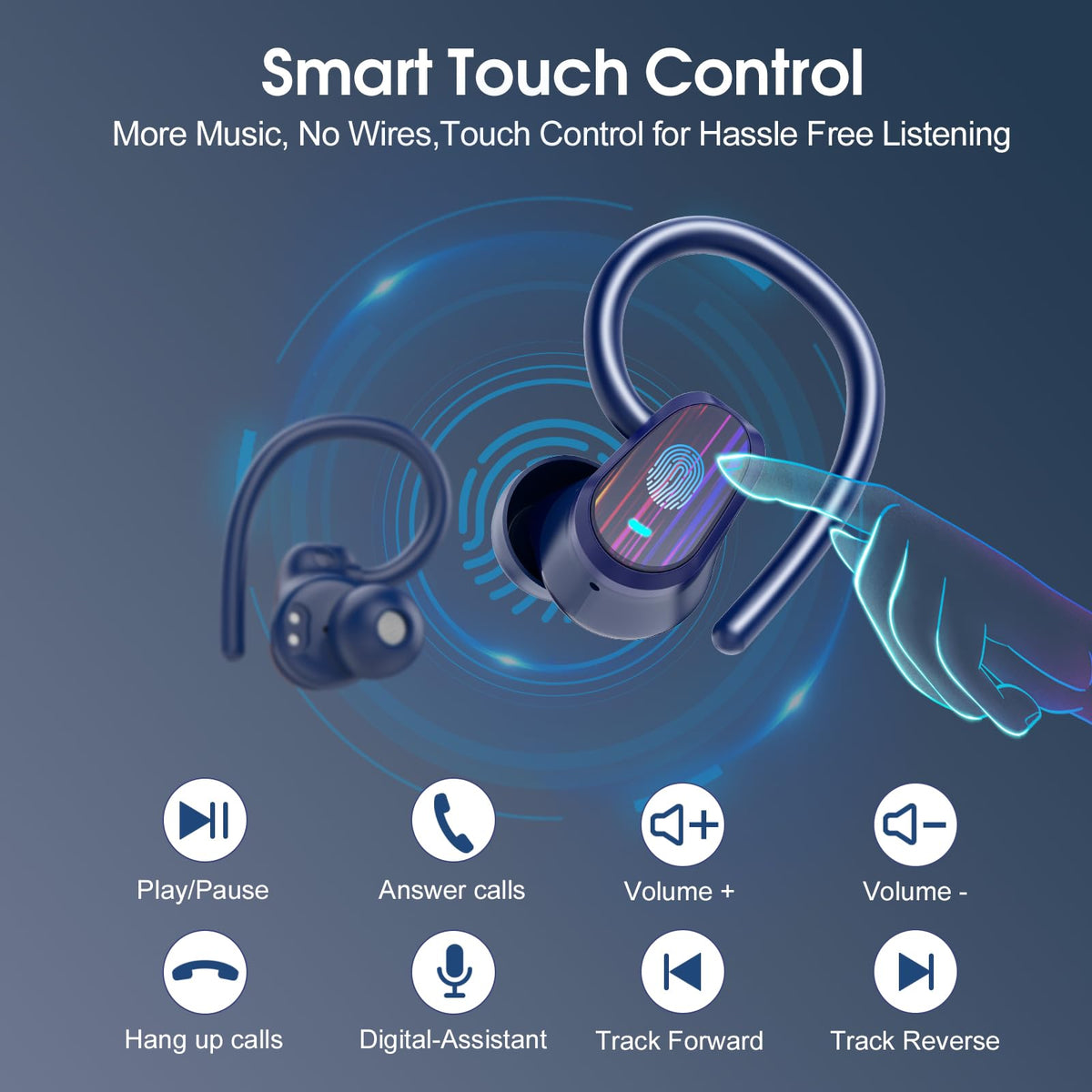 Jesebang S75 lightweight, 7g per earbud for all-day comfort