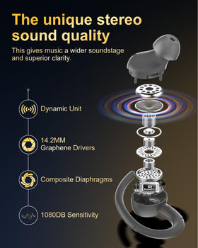 Jesebang three ear tip sizes displayed for customized fit and seal