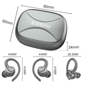 Jesebang touch controls being used to manage music and calls easily