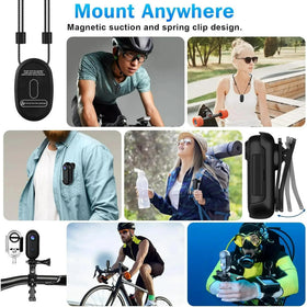 JETO mounted on helmet capturing wide-angle action perspective