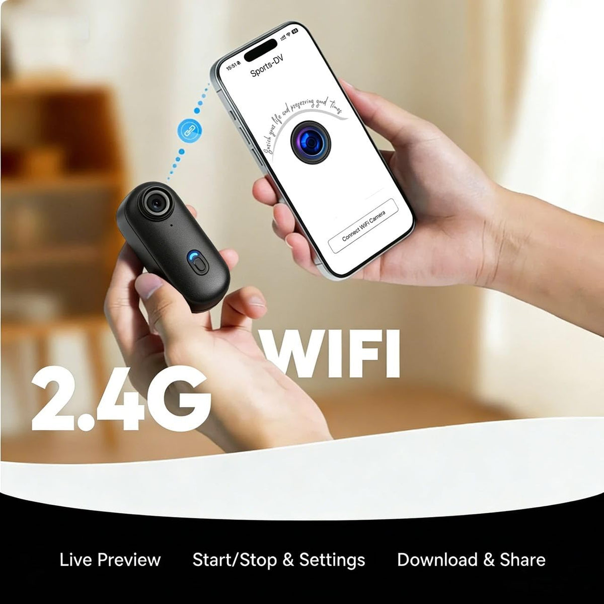 JETO beside credit card showing compact size and easy portability