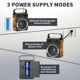 JEUJUG with 18-inch telescopic antenna extended for better FM reception