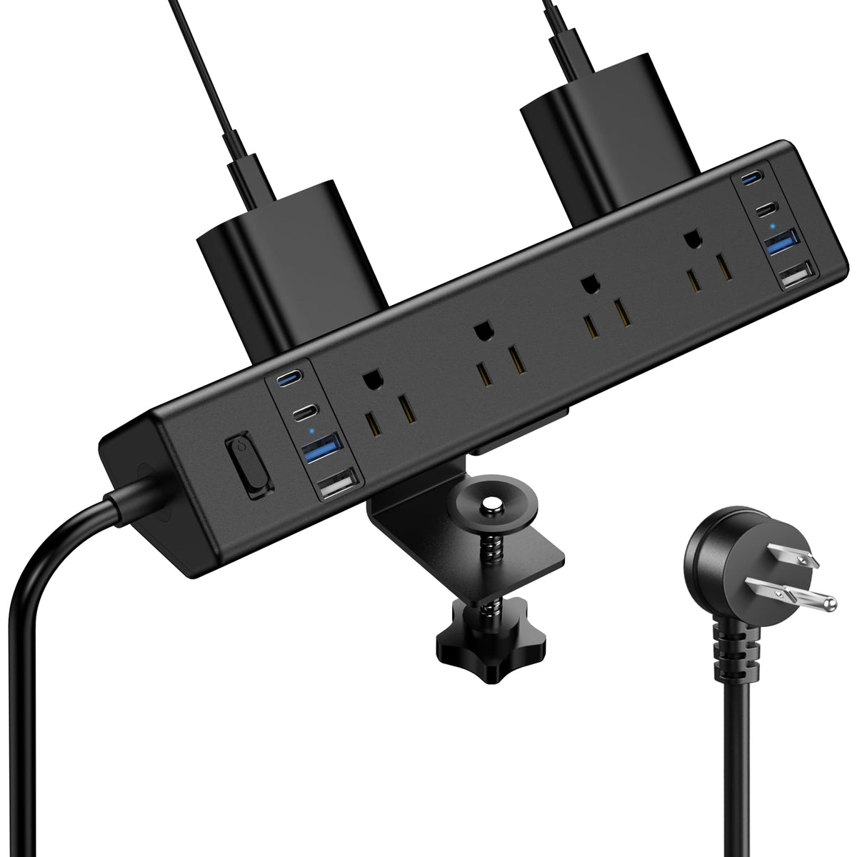 Jgstkcity 40W fast charging station front view powers multiple devices efficiently