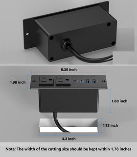 Jgstkcity rear cable and wiring profile enabling flexible placement