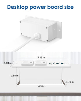 Jgstkcity six-foot cable and plug showing flexible placement benefit