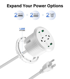 Jgstkcity close-up of USB and AC outlets highlighting versatile charging ports