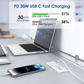 Jgstkcity close-up of orange USB‑C port showing fast charging capability