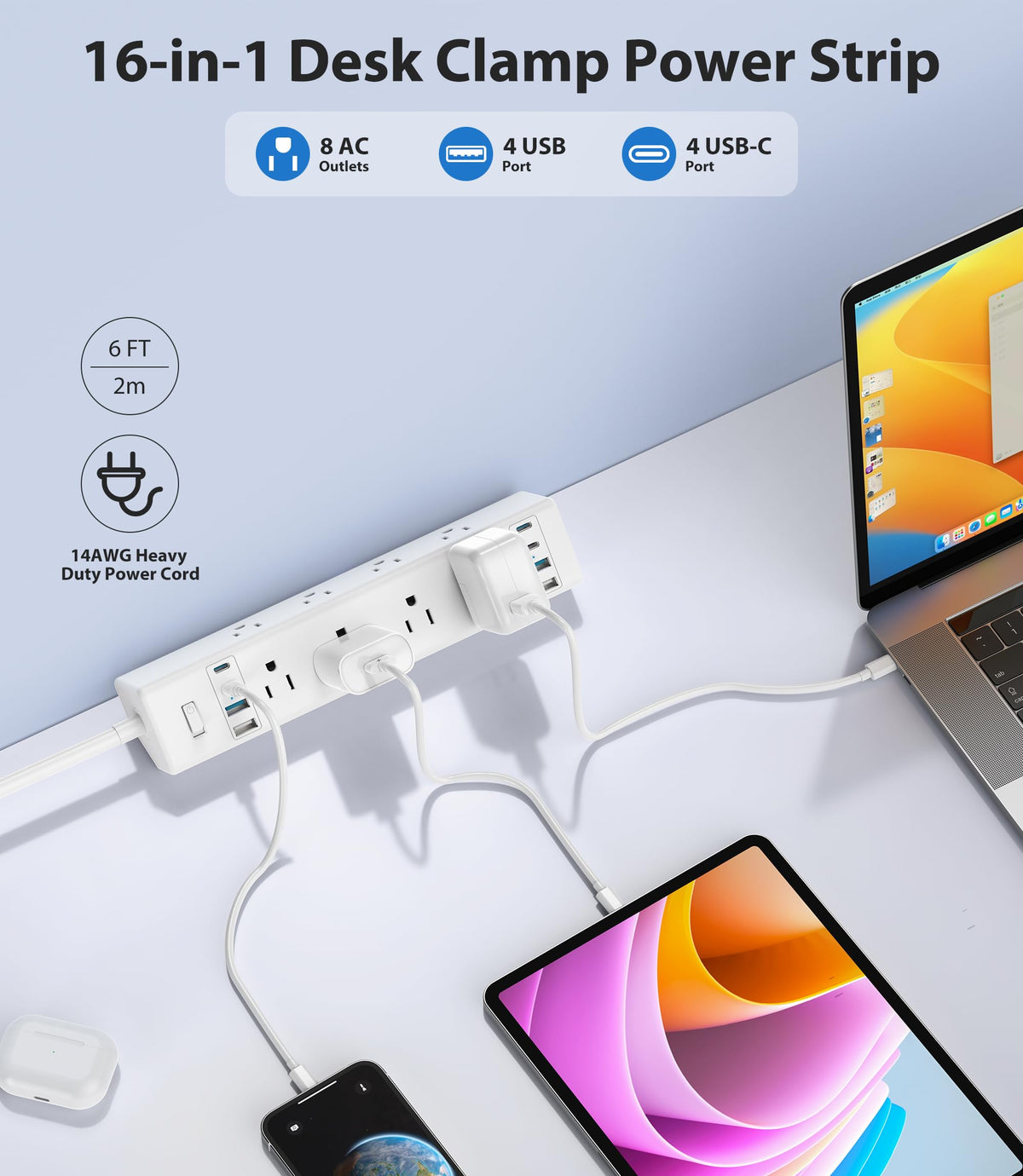 Jgstkcity closeup of USB‑C and USB‑A ports for fast device charging