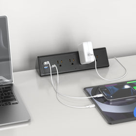Jgstkcity close-up of USB-C and USB-A ports for fast convenient charging